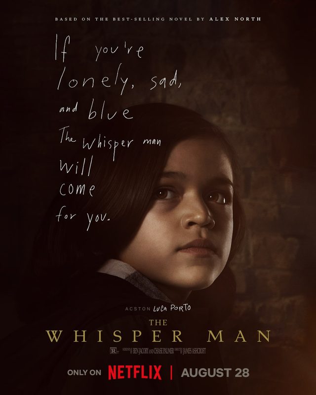 Countdown to answering the question- Who is the Whisper Man?  Find out with @acstonporto when the movie premieres August 28th on Netflix.